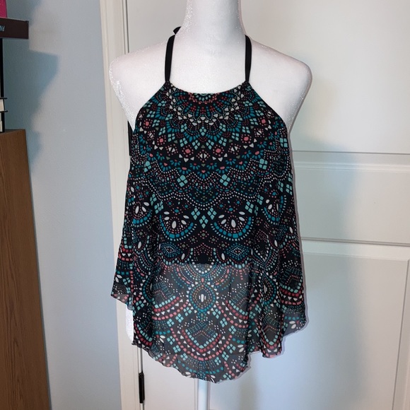 Coco Reef Bra Sized Tankini Top/Contours By Coco Reef High Waisted Bottoms - Picture 2 of 16